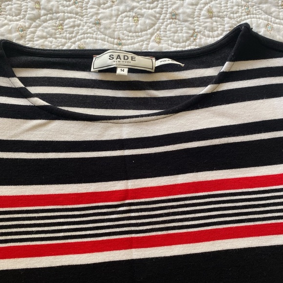Sade Size 14 Dress from Stitch Fix. Red, black and white print - Picture 2 of 3